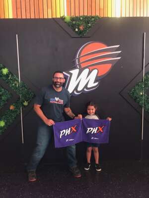 David attended WNBA Playoffs Semifinals Game 4 Mercury vs. Aces on Oct 6th 2021 via VetTix 