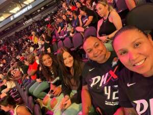 Jessica attended WNBA Playoffs Semifinals Game 4 Mercury vs. Aces on Oct 6th 2021 via VetTix 