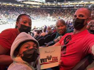 Van Heel’s attended WNBA Playoffs Semifinals Game 4 Mercury vs. Aces on Oct 6th 2021 via VetTix 