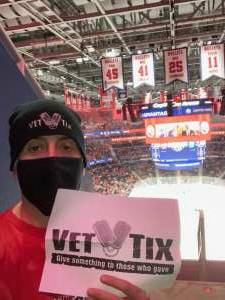 Glenn attended Washington Capitals vs. New York Rangers - NHL on Oct 13th 2021 via VetTix 