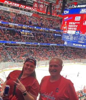 Cathy attended Washington Capitals vs. New York Rangers - NHL on Oct 13th 2021 via VetTix 