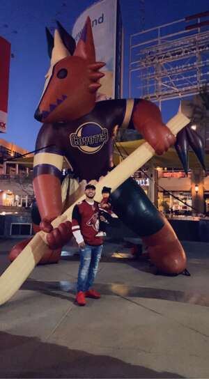Charlie May attended Arizona Coyotes vs. St. Louis Blues on Oct 18th 2021 via VetTix 