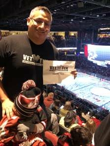 Miguel attended Arizona Coyotes vs. St. Louis Blues on Oct 18th 2021 via VetTix 