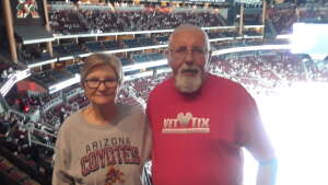 Bob attended Arizona Coyotes vs. St. Louis Blues on Oct 18th 2021 via VetTix 