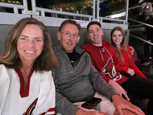 Augie attended Arizona Coyotes vs. St. Louis Blues on Oct 18th 2021 via VetTix 