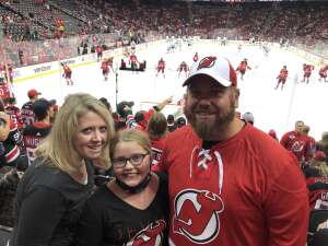Pagliaro Family attended New Jersey Devils vs. Chicago Blackhawks - NHL on Oct 15th 2021 via VetTix 