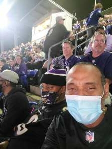 Tony attended Baltimore Ravens vs. Indianapolis Colts - NFL on Oct 11th 2021 via VetTix 