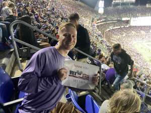 Matt attended Baltimore Ravens vs. Indianapolis Colts - NFL on Oct 11th 2021 via VetTix 