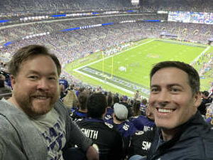 Pat  attended Baltimore Ravens vs. Indianapolis Colts - NFL on Oct 11th 2021 via VetTix 