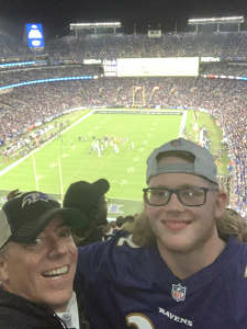 Marcus Hull attended Baltimore Ravens vs. Indianapolis Colts - NFL on Oct 11th 2021 via VetTix 