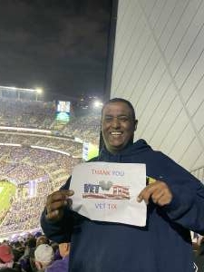Kevin attended Baltimore Ravens vs. Indianapolis Colts - NFL on Oct 11th 2021 via VetTix 