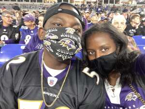 caprimoy attended Baltimore Ravens vs. Indianapolis Colts - NFL on Oct 11th 2021 via VetTix 