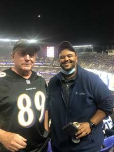 tsu20002 attended Baltimore Ravens vs. Indianapolis Colts - NFL on Oct 11th 2021 via VetTix 