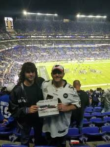 NUTZ attended Baltimore Ravens vs. Indianapolis Colts - NFL on Oct 11th 2021 via VetTix 