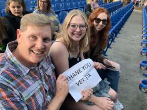 EB attended Jonas Brothers: the Remember This Tour on Oct 12th 2021 via VetTix 