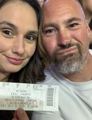 Date Night!  attended Eric Church: the Gather Again Tour on Oct 9th 2021 via VetTix 