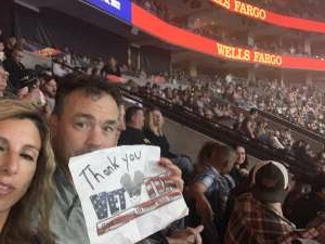 James toland  attended Eric Church: the Gather Again Tour on Oct 9th 2021 via VetTix 
