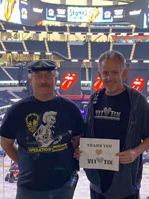 Chris attended The Rolling Stones - No Filter 2021 on Oct 14th 2021 via VetTix 