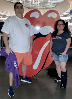 Pat&Tabitha Meindl attended The Rolling Stones - No Filter 2021 on Oct 14th 2021 via VetTix 