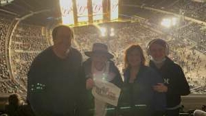 Gene family  attended The Rolling Stones - No Filter 2021 on Oct 14th 2021 via VetTix 