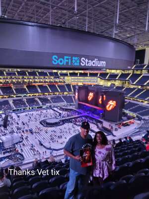 Al Wells attended The Rolling Stones - No Filter 2021 on Oct 14th 2021 via VetTix 