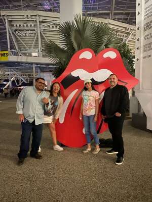 Jorge attended The Rolling Stones - No Filter 2021 on Oct 14th 2021 via VetTix 