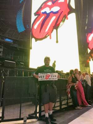 Larry attended The Rolling Stones - No Filter 2021 on Oct 14th 2021 via VetTix 