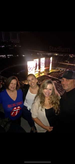 Sammie Black attended The Rolling Stones - No Filter 2021 on Oct 14th 2021 via VetTix 