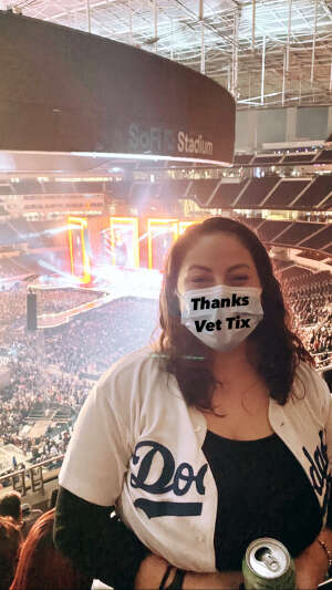 Thelma Menendez attended The Rolling Stones - No Filter 2021 on Oct 14th 2021 via VetTix 