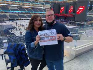 Daniel perszyk attended The Rolling Stones - No Filter 2021 on Oct 14th 2021 via VetTix 