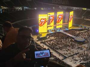 Francisco Lynch attended The Rolling Stones - No Filter 2021 on Oct 14th 2021 via VetTix 