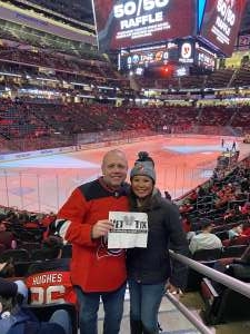 Jeff attended New Jersey Devils vs. Buffalo Sabres - NHL on Oct 23rd 2021 via VetTix 