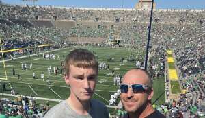 Mike attended Notre Dame Fighting Irish vs. Navy - NCAA Football on Nov 6th 2021 via VetTix 