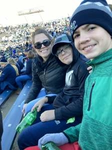 Travis  attended Notre Dame Fighting Irish vs. Navy - NCAA Football on Nov 6th 2021 via VetTix 