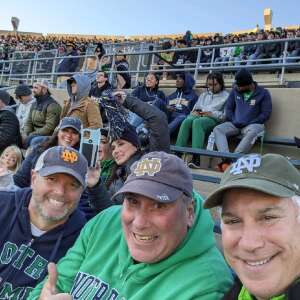 scott attended Notre Dame Fighting Irish vs. Navy - NCAA Football on Nov 6th 2021 via VetTix 