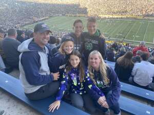 Jake Witt attended Notre Dame Fighting Irish vs. Navy - NCAA Football on Nov 6th 2021 via VetTix 
