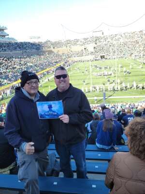 Rodney Moyer  attended Notre Dame Fighting Irish vs. Navy - NCAA Football on Nov 6th 2021 via VetTix 