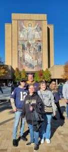 Jt Harrell attended Notre Dame Fighting Irish vs. Navy - NCAA Football on Nov 6th 2021 via VetTix 