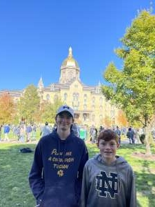 Rick  attended Notre Dame Fighting Irish vs. Navy - NCAA Football on Nov 6th 2021 via VetTix 