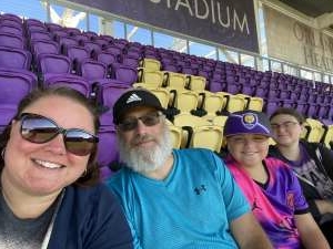 Larry and Family attended Orlando City SC vs. Nashville SC - MLS on Oct 31st 2021 via VetTix 
