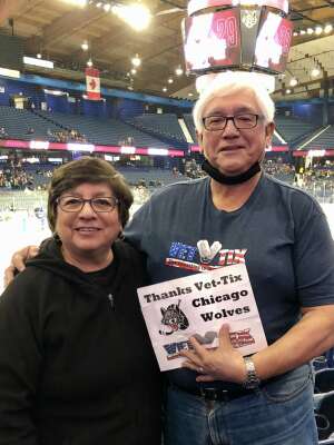 John S attended Chicago Wolves vs. Toronto Marlies - AHL - Military Appreciation Weekend! on Nov 14th 2021 via VetTix 