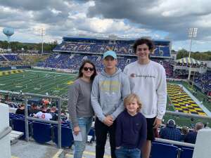 The Rockey Family attended Navy Midshipmen vs. Cincinnati Bearcats - NCAA Football on Oct 23rd 2021 via VetTix 