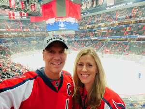 Stephanie attended Washington Capitals vs. Calgary Flames - NHL on Oct 23rd 2021 via VetTix 
