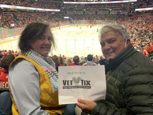 Mr and Mrs attended Washington Capitals vs. Calgary Flames - NHL on Oct 23rd 2021 via VetTix 