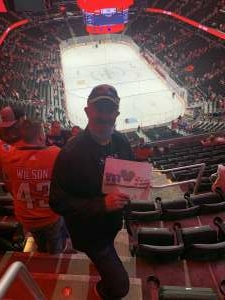 Steve L.  attended Washington Capitals vs. Calgary Flames - NHL on Oct 23rd 2021 via VetTix 