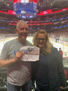 Rick attended Washington Capitals vs. Calgary Flames - NHL on Oct 23rd 2021 via VetTix 