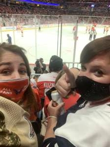 Laura  attended Washington Capitals vs. Calgary Flames - NHL on Oct 23rd 2021 via VetTix 