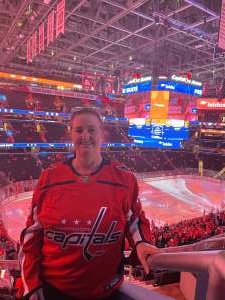Liz attended Washington Capitals vs. Calgary Flames - NHL on Oct 23rd 2021 via VetTix 