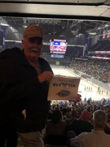 Ray attended Jacksonville Icemen vs. South Carolina Stingrays - ECHL - Opening Night! on Nov 6th 2021 via VetTix 