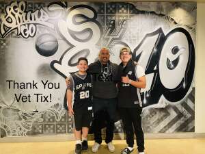 Jimmy Salas attended San Antonio Spurs vs. Orlando Magic - NBA on Oct 20th 2021 via VetTix 